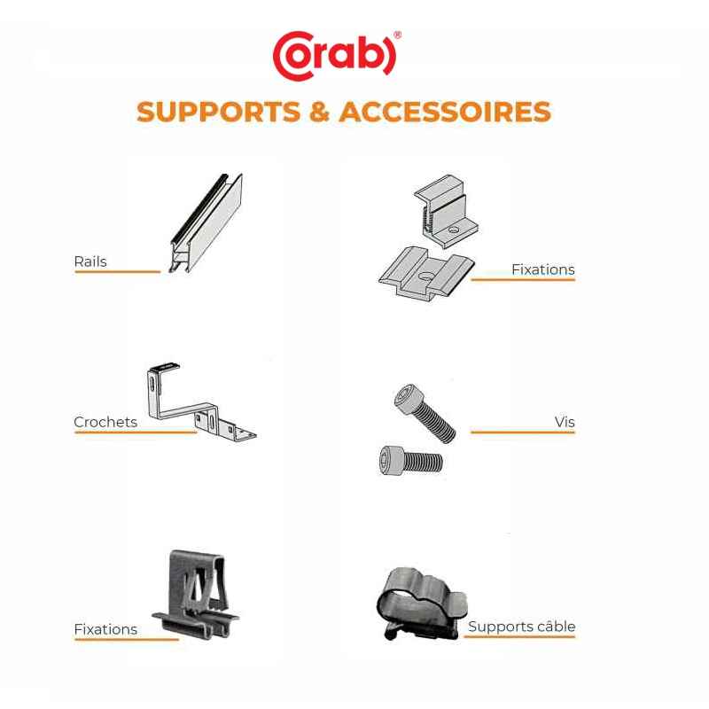 découvrez notre gamme complète d'accessoires pour panneaux solaires, conçus pour optimiser l'efficacité de vos installations solaires. protégez, installez et maintenez vos panneaux avec des solutions adaptées à tous vos besoins.