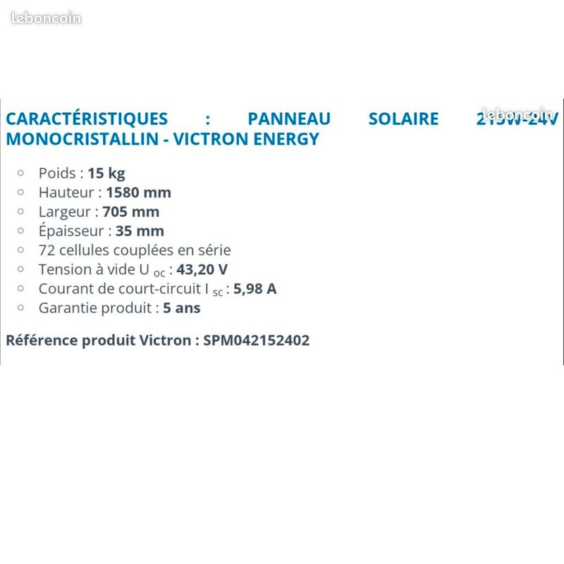 découvrez la garantie offerte sur les panneaux solaires victron, une assurance de qualité et de performance pour votre installation. profitez d'une énergie durable avec des produits fiables et une couverture adaptée à vos besoins.