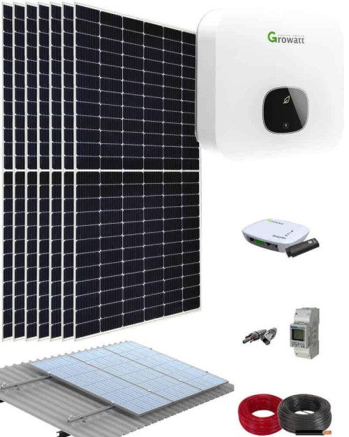 découvrez notre kit solaire 3000w, idéal pour maximiser votre production d'énergie renouvelable. parfait pour les maisons et les petites entreprises, ce système complet comprend des panneaux solaires de haute qualité, un onduleur efficace et tout le nécessaire pour une installation facile. optez pour une énergie durable et réduisez vos factures d'électricité dès aujourd'hui !