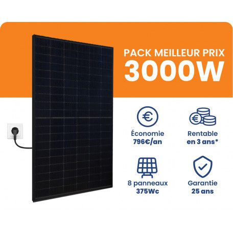 découvrez notre kit solaire 3000w, la solution idéale pour alimenter vos appareils en toute autonomie. profitez d'une énergie verte et renouvelable, facile à installer et parfaitement adapté à vos besoins énergétiques !