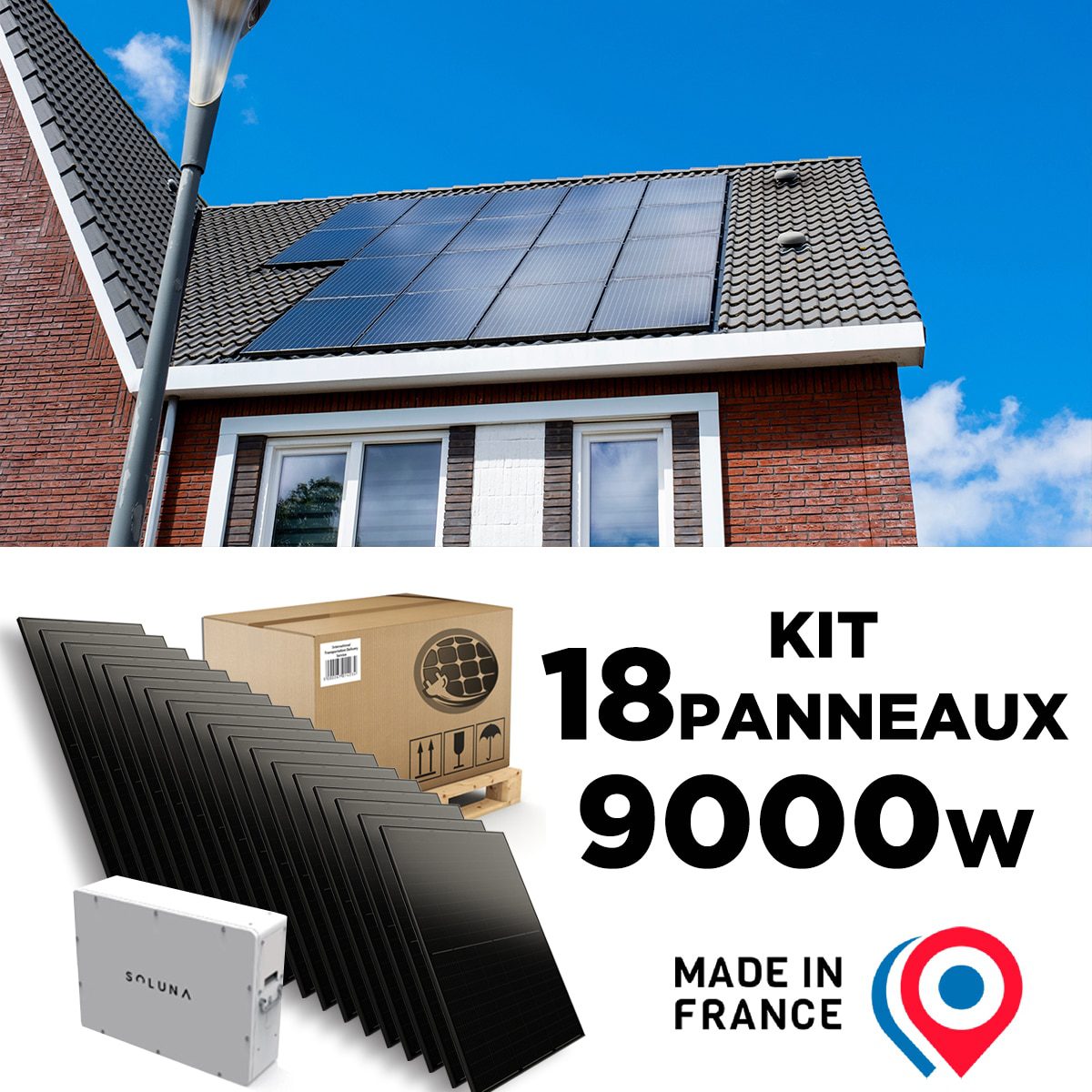 découvrez notre kit solaire 9000w, la solution idéale pour alimenter vos appareils en électricité verte. avec une puissance optimale et des composants de qualité, ce kit vous permet d'exploiter l'énergie du soleil de manière efficace et durable. parfait pour les maisons, les camping-cars ou les rénovations écologiques!