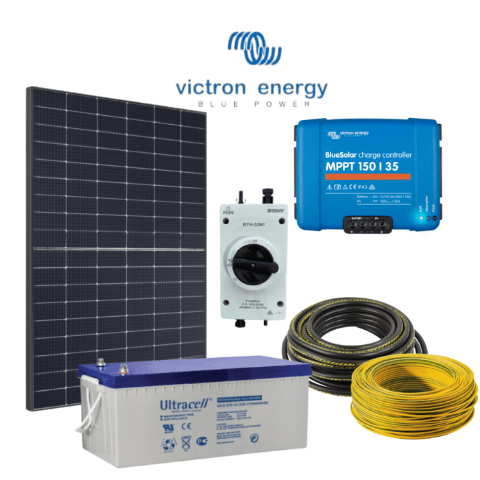 découvrez notre kit solaire autonome, la solution idéale pour alimenter vos appareils en toute indépendance. facile à installer et respectueux de l'environnement, ce kit vous permet de profiter d'une énergie renouvelable, où que vous soyez. parfait pour les camping-cars, les maisons de campagne ou les projets hors réseau.