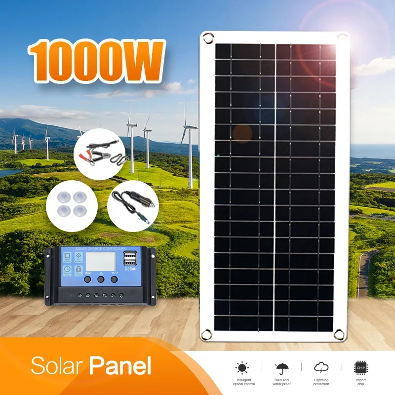 découvrez notre panneau solaire 1000w, une solution énergétique efficace et durable pour vos besoins en électricité. profitez d'une source d'énergie renouvelable, réduisez vos factures et contribuez à la protection de l'environnement avec cette technologie de pointe.