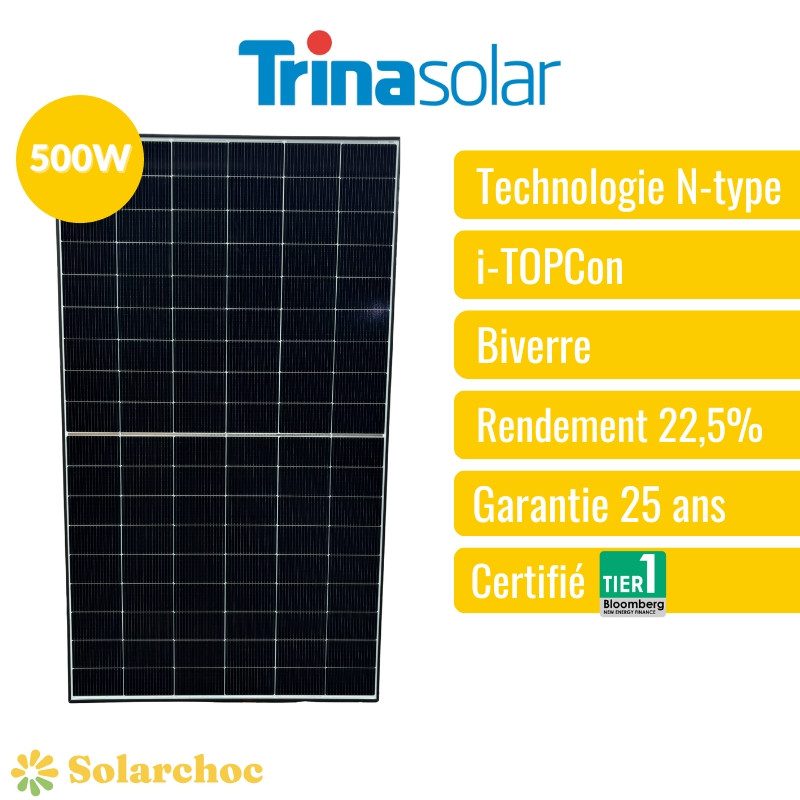 découvrez nos panneaux solaires de 500w, idéaux pour maximiser votre production d'énergie renouvelable. performants et durables, ils s'intègrent facilement à votre installation pour une consommation verte et économique.