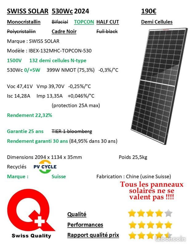profitez de nos offres exceptionnelles de déstockage sur les panneaux solaires ! économisez sur vos dépenses énergétiques tout en contribuant à un avenir plus durable. ne manquez pas ces prix imbattables pour des équipements de qualité. commandez dès maintenant et passez au solaire !