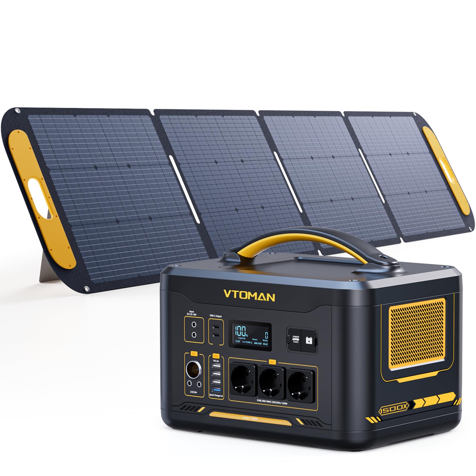 découvrez notre kit solaire 1500w, idéal pour profiter d'une énergie propre et économique. parfait pour les petits foyers, camping et applications hors réseau, ce système complet inclut panneaux solaires, contrôleur de charge et accessoires pour une installation facile. transformez votre façon de consommer l'énergie dès aujourd'hui!