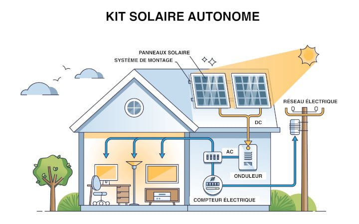 découvrez notre kit solaire autonome, une solution écologique et économique pour produire votre propre énergie tout en respectant l'environnement. idéal pour les randonnées, les campeurs ou les petits résidences, ce kit vous permet de bénéficier d'une source d'énergie fiable et renouvelable, où que vous soyez.