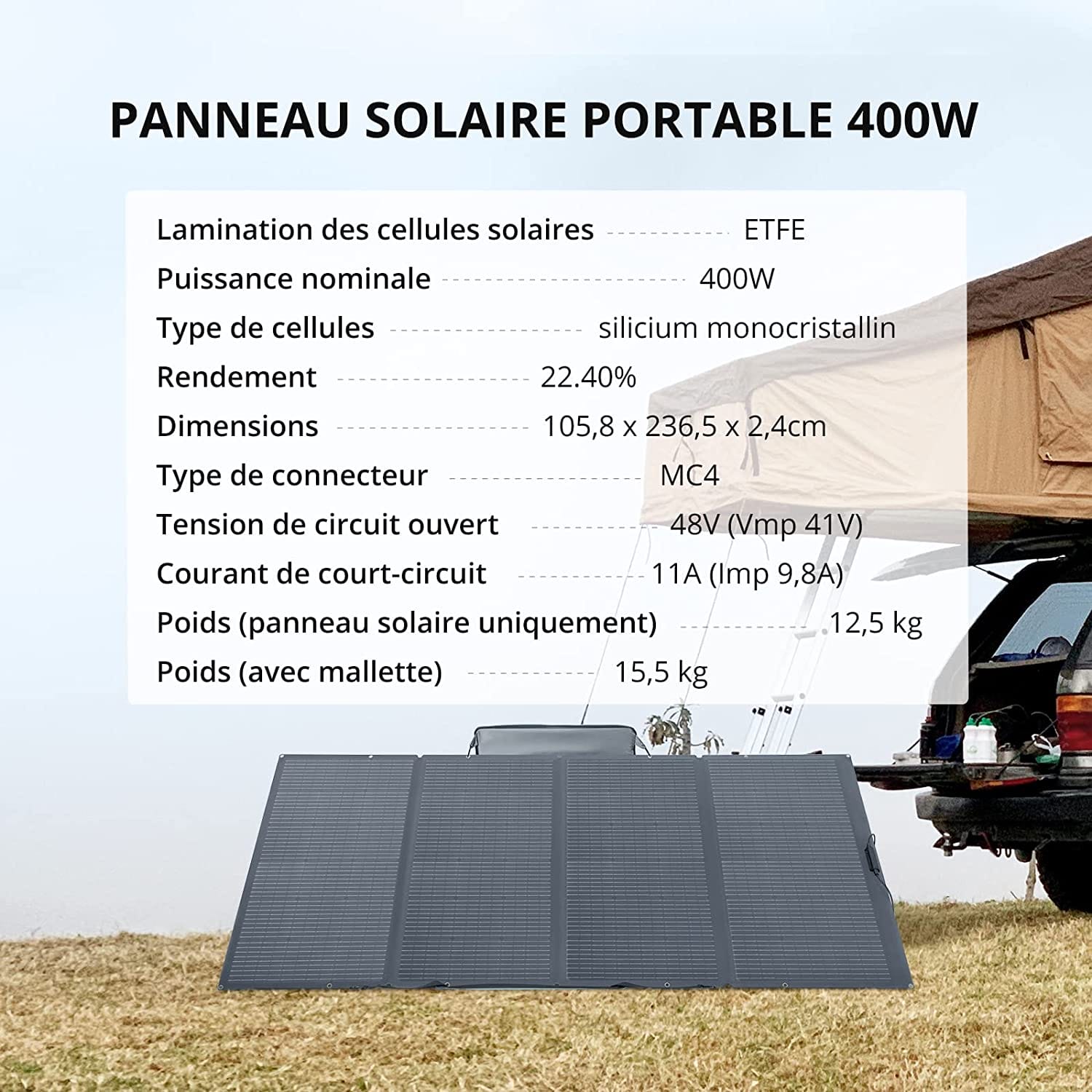 découvrez nos panneaux solaires 400w, conçus pour maximiser votre production d'énergie renouvelable. profitez d'une installation facile, d'une efficacité optimale et d'une durabilité exceptionnelle pour réduire vos factures d'électricité et contribuer à la protection de l'environnement.