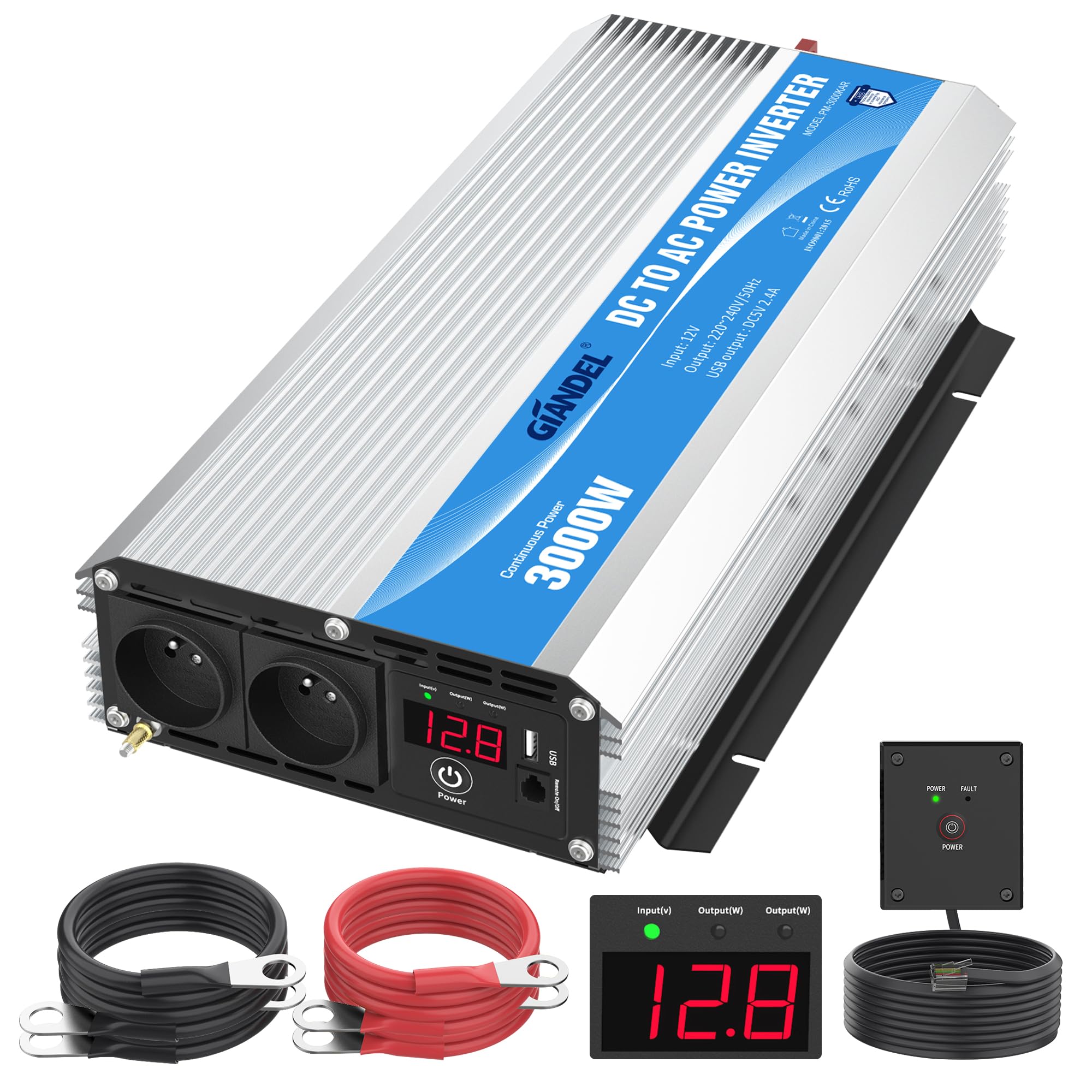 découvrez notre convertisseur solaire 12v 220v, idéal pour transformer l'énergie solaire en électricité pour vos appareils. parfait pour les camping-cars, bateaux ou systèmes d'énergie autonome, il vous permet de profiter d'énergie verte où que vous soyez.