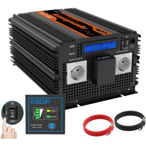 découvrez notre convertisseur solaire 12v à 220v, idéal pour alimenter vos appareils électriques lors de vos aventures en plein air ou en situation d'autonomie. profitez d'une énergie verte et fiable grâce à notre technologie innovante.