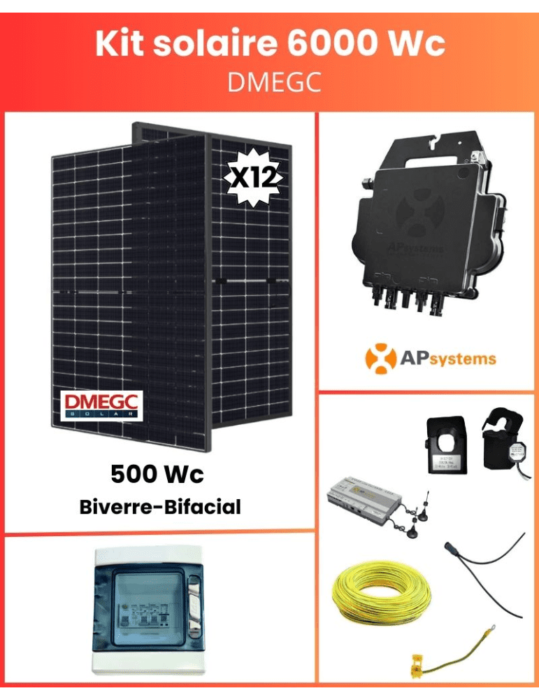 découvrez notre kit d'autoconsommation complet, conçu pour vous aider à produire votre propre énergie renouvelable. idéal pour réduire vos factures d'électricité et diminuer votre empreinte carbone, ce kit inclut tout le nécessaire pour une installation facile et efficace. optez pour une solution durable et économique dès aujourd'hui !