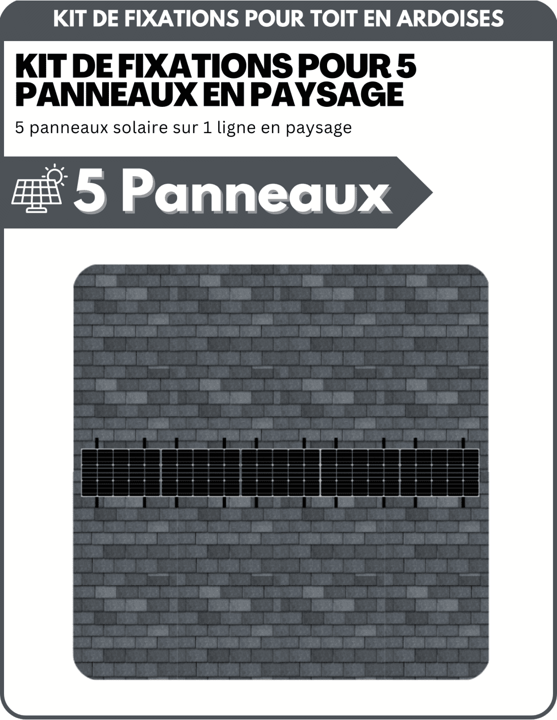 découvrez notre kit de fixation pour panneaux solaires ardoise, conçu pour une installation facile et sécurisée. optimisez votre énergie renouvelable avec des accessoires de qualité, adaptés à votre toiture en ardoise.