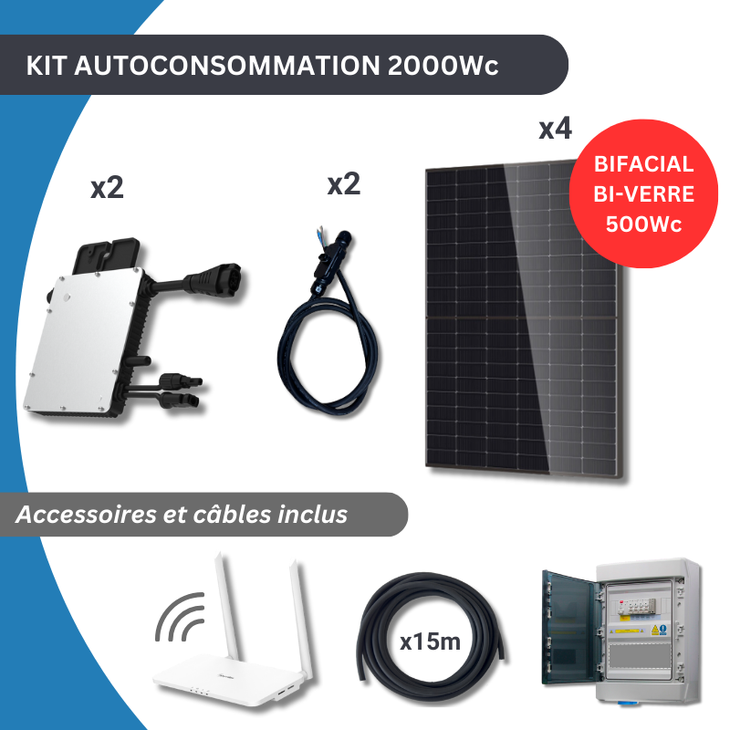 découvrez notre kit solaire 2000w, conçu pour vous offrir une autonomie énergétique optimale. profitez de l'énergie renouvelable pour alimenter vos appareils tout en réduisant votre empreinte carbone. idéal pour les campeurs, les maisons hors réseau ou comme solution de secours.