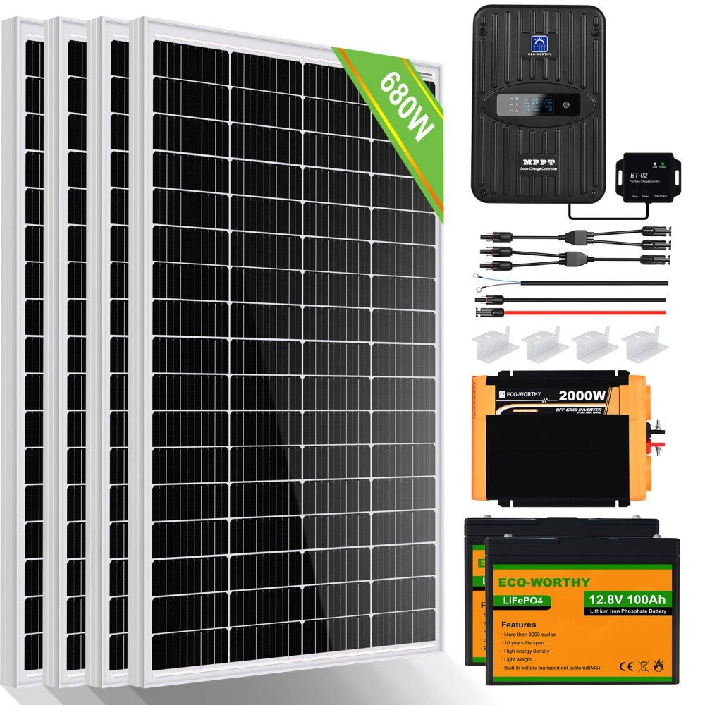 découvrez notre kit solaire complet pour profiter d'une énergie renouvelable et économique. idéal pour les ménages, les camping et les petites installations, ce kit vous permet d'installer facilement des panneaux solaires et de réduire votre empreinte carbone tout en réalisant des économies sur vos factures d'électricité.