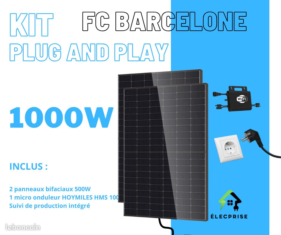 découvrez notre kit solaire 1000w, idéal pour alimenter vos appareils électroménagers et réduire votre facture d'énergie. facile à installer et très performant, il vous permet de profiter de l'énergie solaire tout en respectant l'environnement.