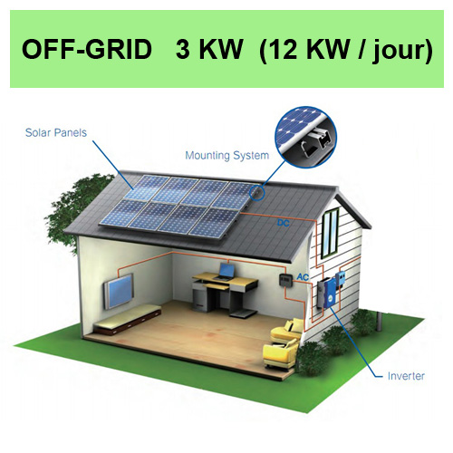 découvrez notre kit solaire 3kw, une solution énergétique efficace et écologique pour réduire vos factures d'électricité. facile à installer, ce système vous permet de produire votre propre électricité tout en contribuant à la protection de l'environnement. idéal pour les maisons et petits commerces, passez à l'énergie solaire dès aujourd'hui !
