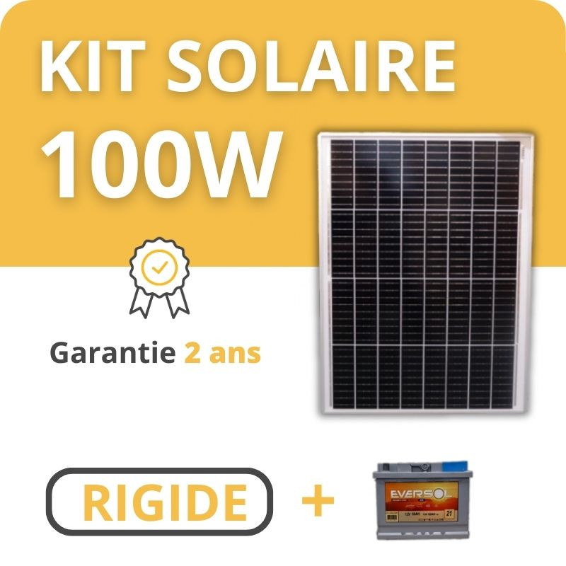 découvrez notre panneau solaire 100w, idéal pour alimenter vos appareils en énergie propre et renouvelable. compact et performant, il s'adapte à tous vos besoins énergétiques, que ce soit pour le camping, le bateau ou votre domicile.