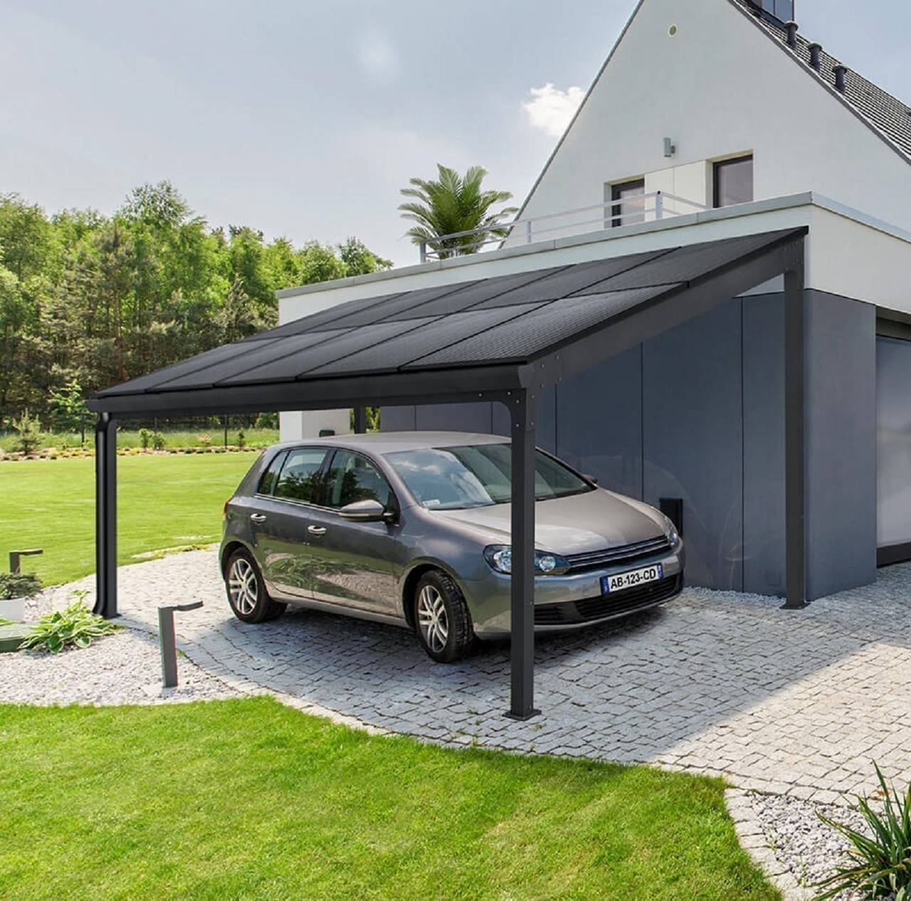 découvrez notre abri garage photovoltaïque, la solution idéale pour protéger votre véhicule tout en produisant de l'énergie solaire. conçu pour allier praticité et durabilité, cet abri innovant vous permet de réduire votre empreinte carbone tout en optimisant l'espace de votre extérieur. parfait pour les amoureux de l'écologie et du design !