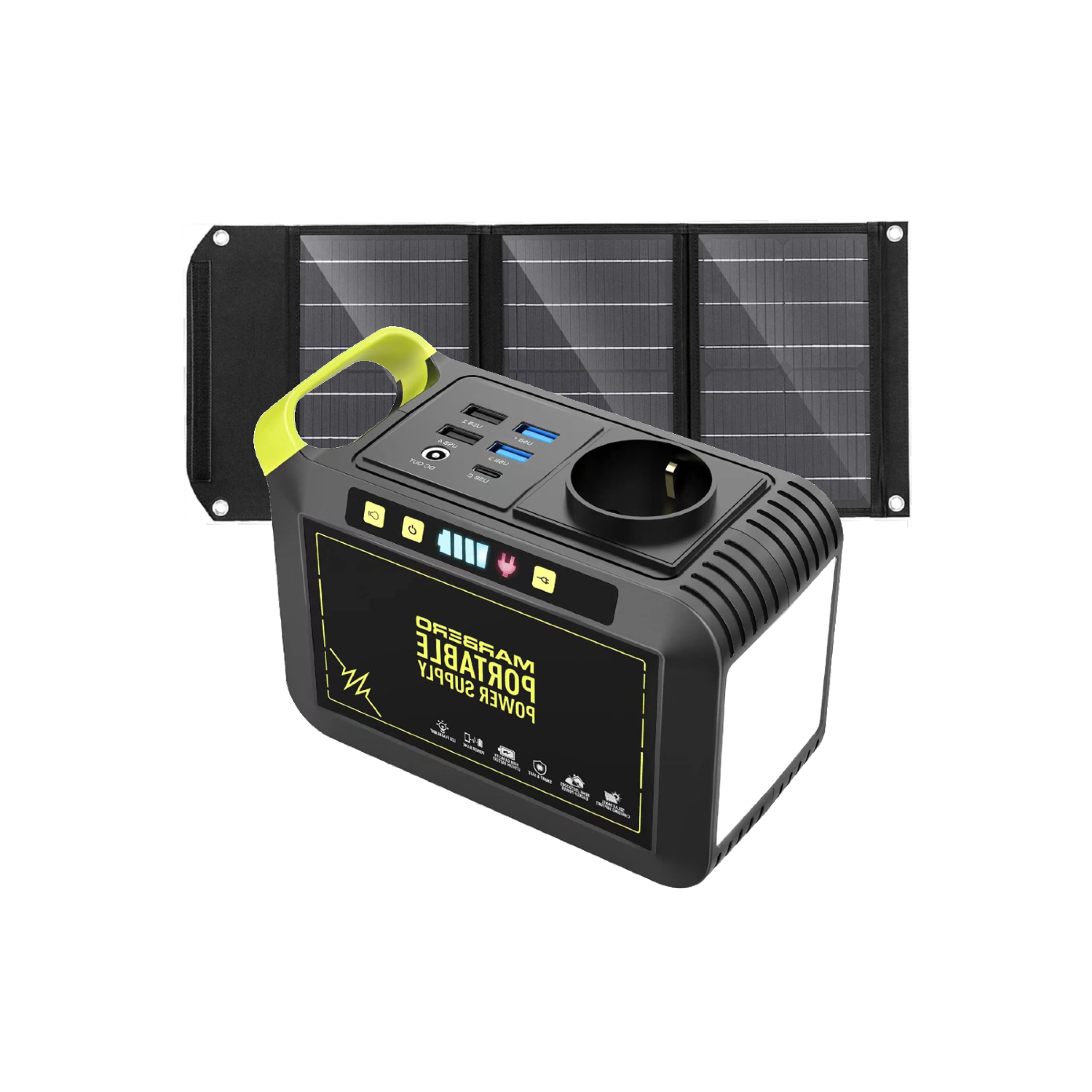 découvrez notre batterie solaire portable 220v, idéale pour vos aventures en plein air. profitez d'une source d'énergie fiable et durable pour recharger vos appareils où que vous soyez. légère, compacte et facile à transporter, elle est parfaite pour le camping, les road trips ou les situations d'urgence.
