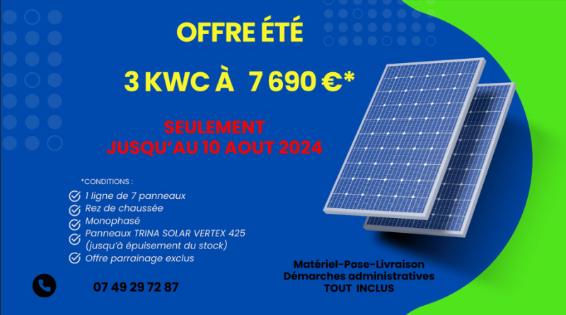 découvrez notre service d'installation solaire de 3kwc, idéal pour réduire vos factures d'énergie tout en contribuant à la protection de l'environnement. profitez des avantages de l'énergie solaire à domicile avec une installation fiable et performante.