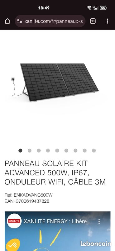 découvrez notre kit solaire 500w, idéal pour alimenter vos appareils électriques tout en réduisant votre empreinte écologique. facile à installer et éco-responsable, il vous permet de profiter d'une énergie renouvelable et économique. parfait pour une utilisation domestique ou en camping, ce kit est la solution idéale pour une autonomie énergétique.