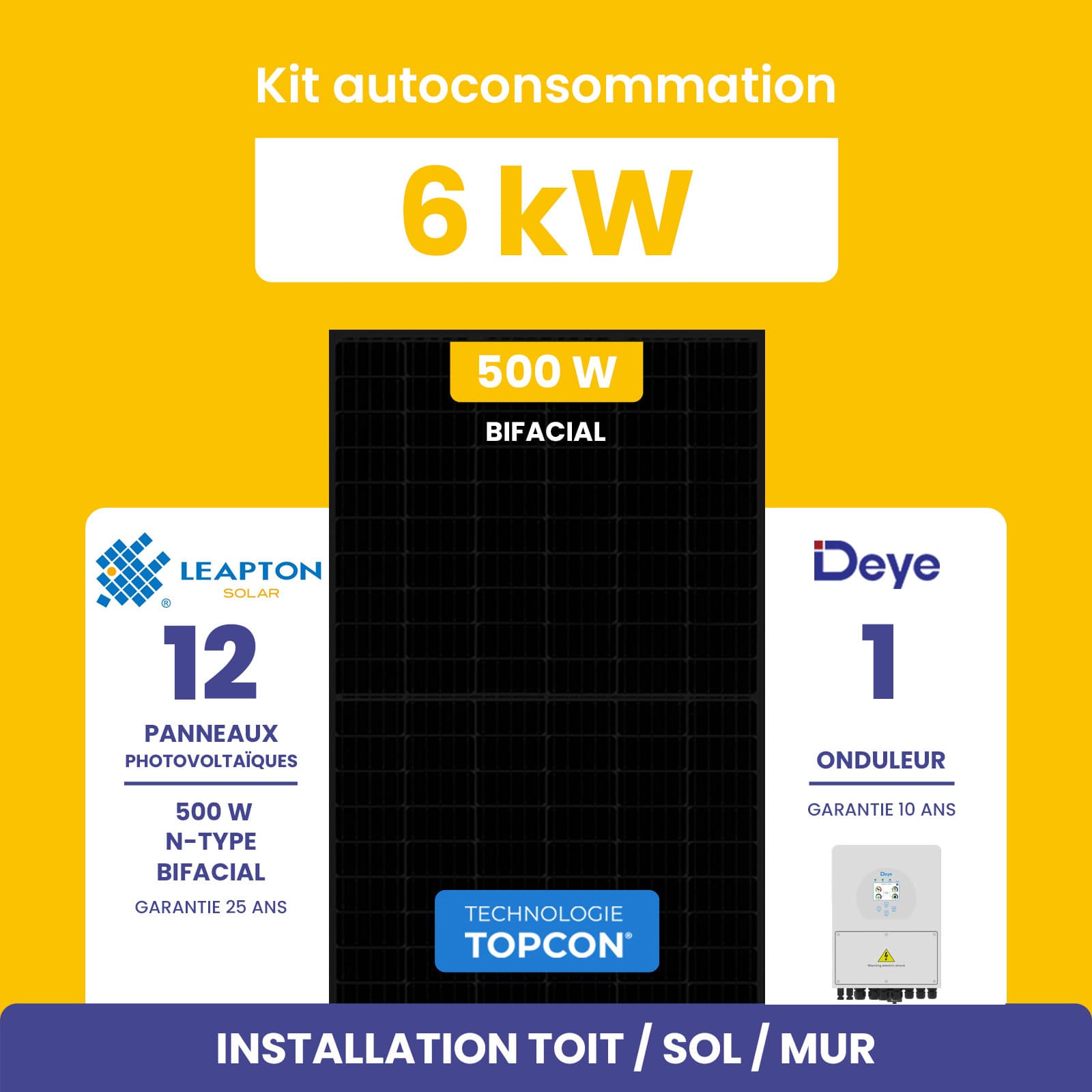découvrez notre kit solaire 500w, parfait pour alimenter vos appareils et réaliser des économies d'énergie. idéal pour les camping, les projets hors réseau ou comme solution d'énergie renouvelable à domicile. profitez d'une installation facile et d'une performance fiable pour une énergie propre et durable.