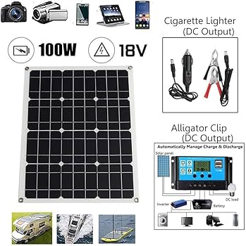 découvrez le panneau solaire 100w disponible sur amazon, idéal pour alimenter vos appareils en énergie renouvelable. parfait pour le camping, les petites installations et une utilisation domestique. profitez d'une source d'énergie verte et durable dès aujourd'hui !