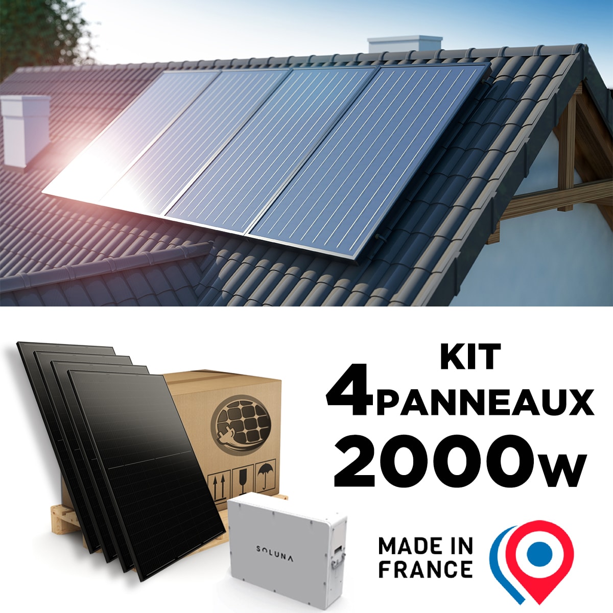 découvrez notre panneau solaire portable 2000w, idéal pour vos aventures en plein air et vos besoins énergétiques nomades. léger, facile à transporter et puissant, il vous permet de recharger vos appareils où que vous soyez. profitez d'une énergie propre et écologique grâce à notre technologie solaire avancée.
