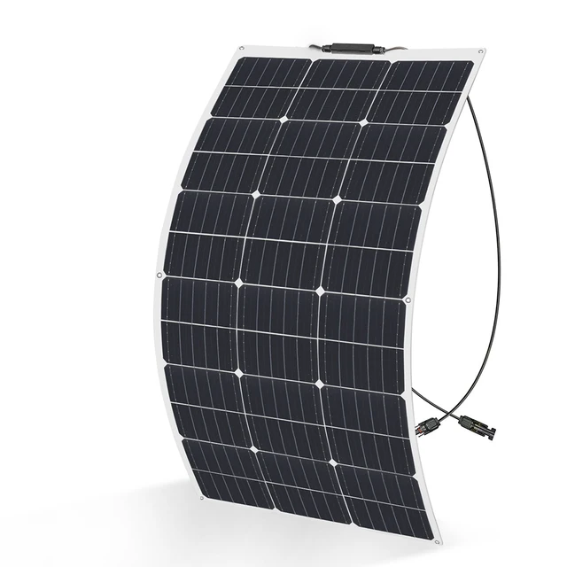 découvrez nos panneaux solaires souples de 100w, idéaux pour vos aventures en extérieur et vos besoins énergétiques nomades. légers, flexibles et faciles à installer, ils vous offrent une solution durable et efficace pour capter l'énergie du soleil où que vous soyez.