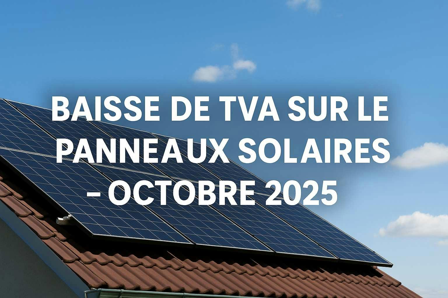 découvrez les impacts de la fin de la tva réduite sur le photovoltaïque résidentiel et ce que cela signifie pour vos projets d'énergie solaire à domicile.